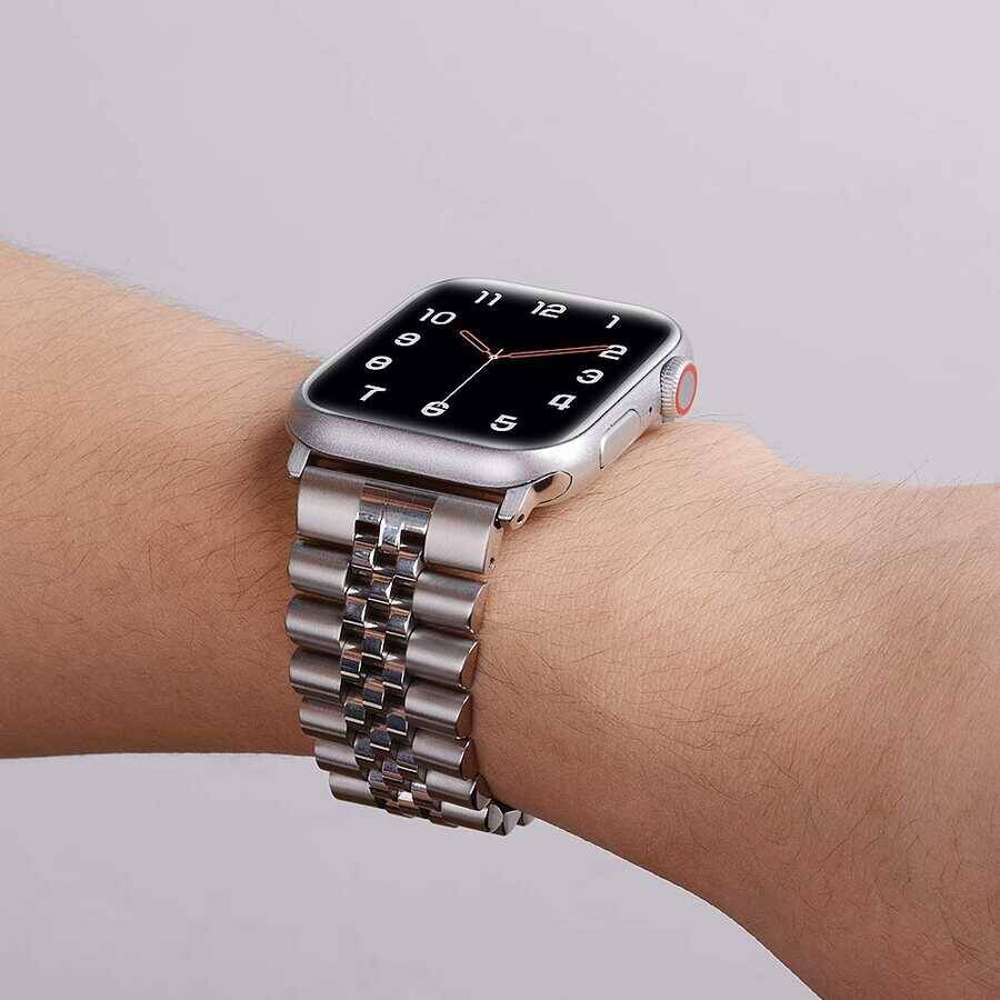 Apple Watch 44mm KRD-36 Metal Kordon - 13