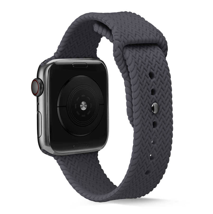 Apple Watch 44mm KRD-37 Silikon Kordon - 11