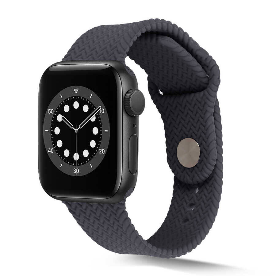 Apple Watch 44mm KRD-37 Silikon Kordon - 7