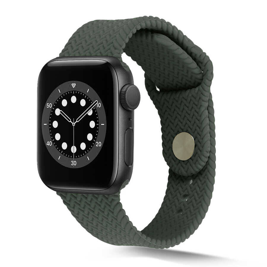 Apple Watch 44mm KRD-37 Silikon Kordon - 5