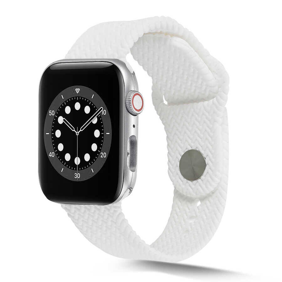 Apple Watch 44mm KRD-37 Silikon Kordon - 4