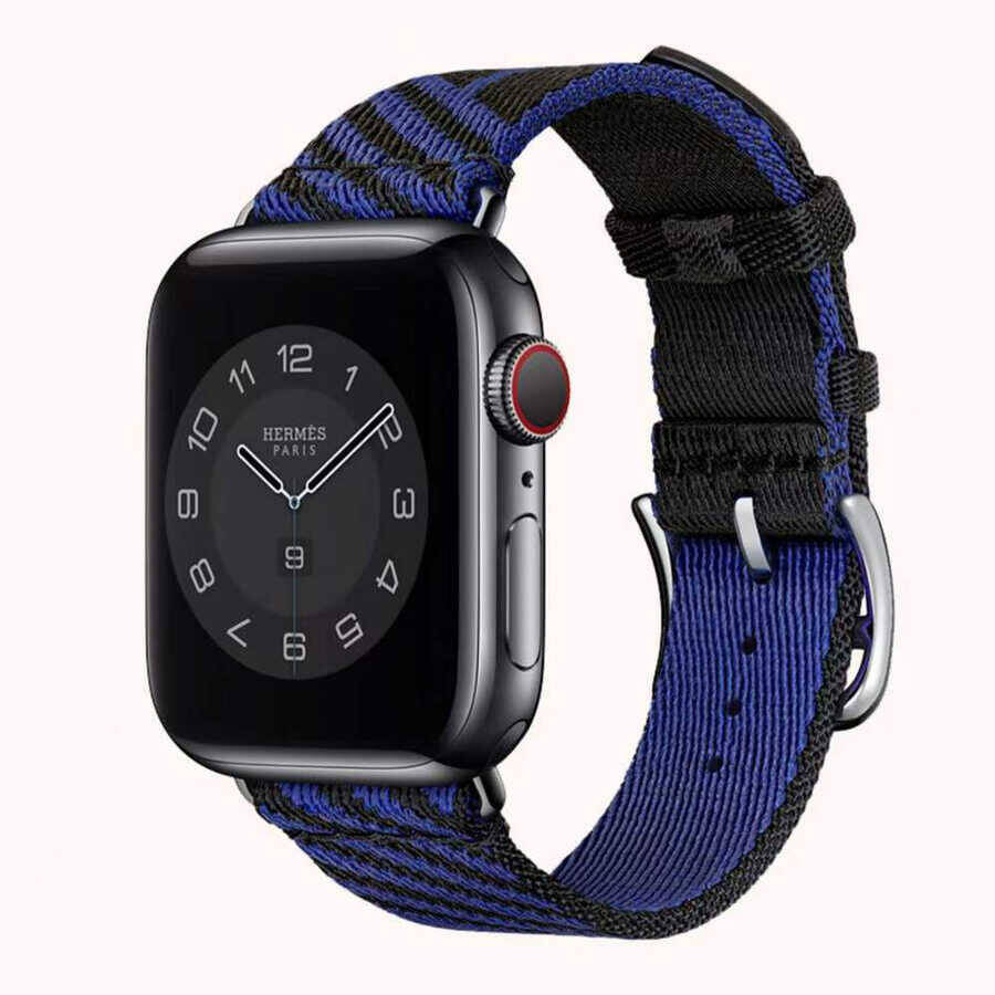 Apple Watch 44mm KRD-51 Hasır Kordon - 17