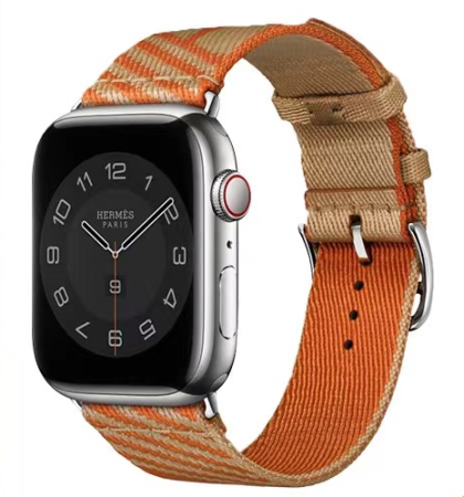 Apple Watch 44mm KRD-51 Hasır Kordon - 7