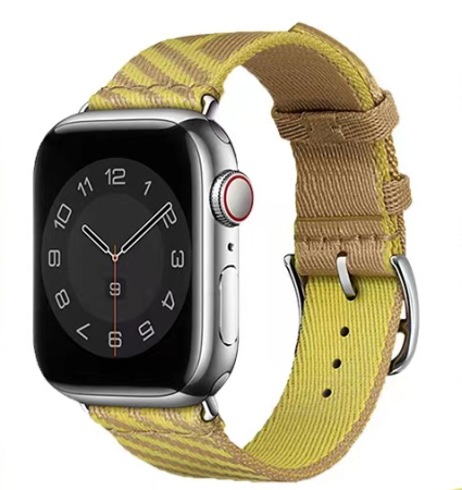 Apple Watch 44mm KRD-51 Hasır Kordon - 6