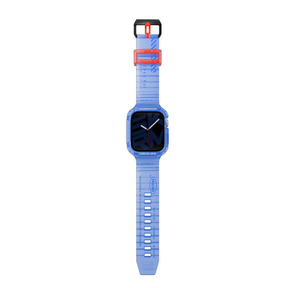 Apple Watch 44mm SkinArma Saido Sert PC Kasa Koruyuculu Silikon Kordon - 8