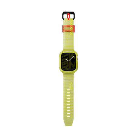 Apple Watch 44mm SkinArma Saido Sert PC Kasa Koruyuculu Silikon Kordon - 12