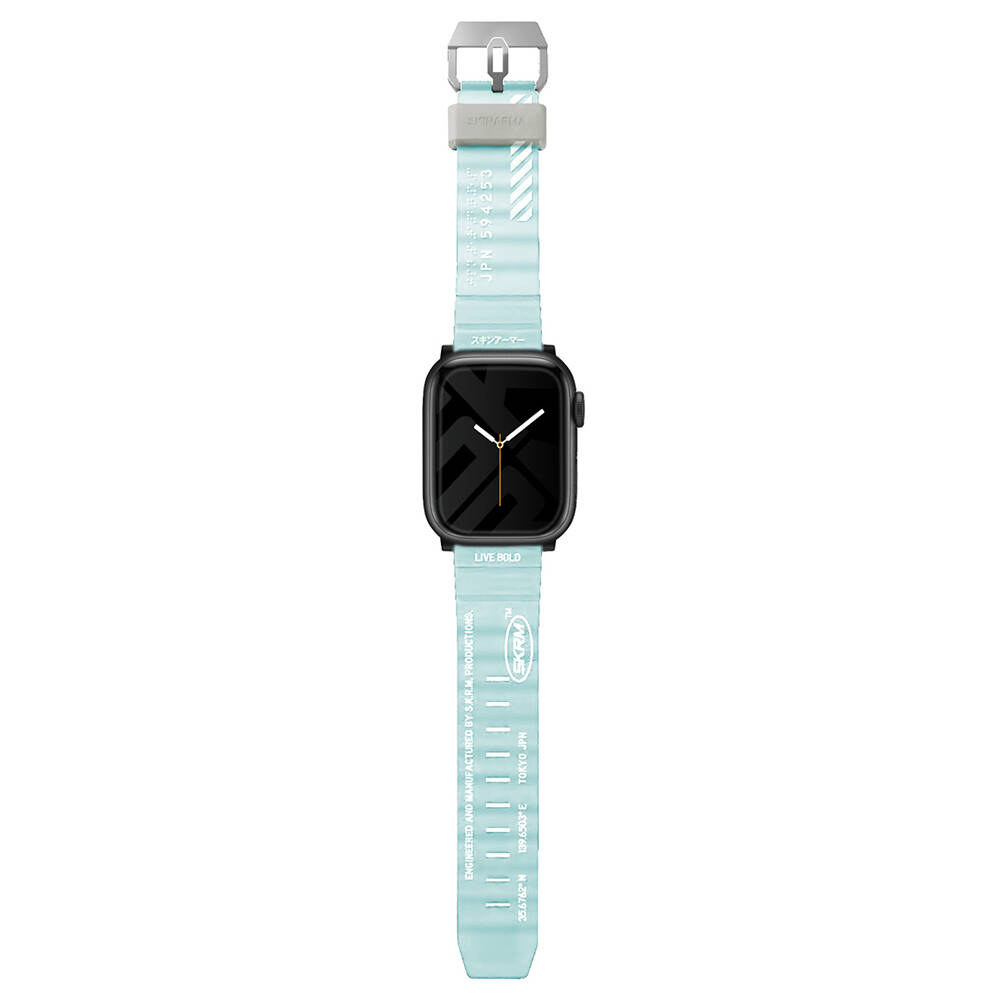 Apple Watch 44mm SkinArma Shokku Silikon Kordon - 7