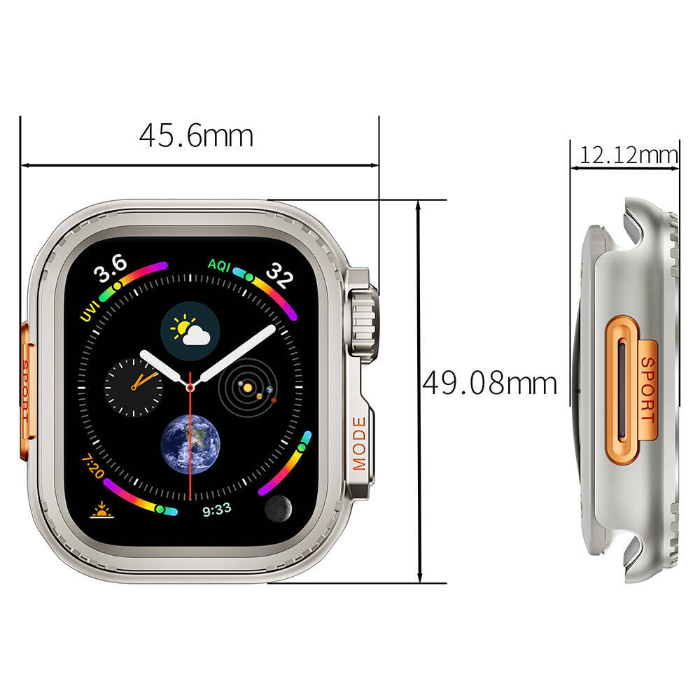 Apple Watch 44mm to Apple Watch Ultra 49mm Kasa Dönüştürücü Zore Watch Gard 33 - 6