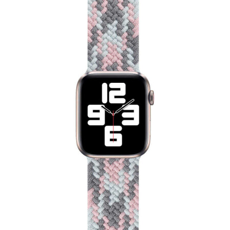 Apple Watch 44mm Wiwu Braided Solo Loop Contrast Color Medium Kordon - 12