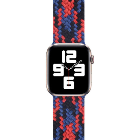 Apple Watch 44mm Wiwu Braided Solo Loop Contrast Color Medium Kordon - 14