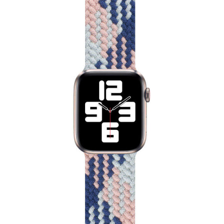 Apple Watch 44mm Wiwu Braided Solo Loop Contrast Color Medium Kordon - 18