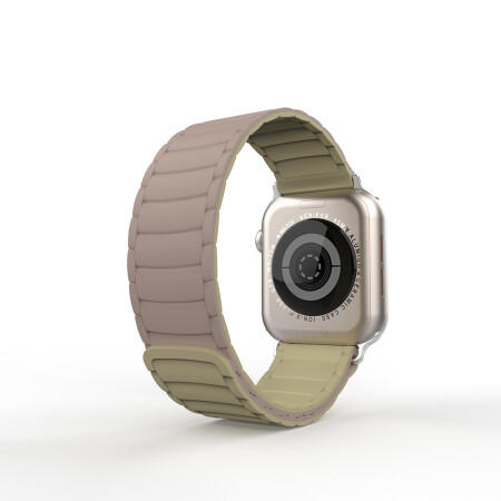 Apple Watch 44mm Zore KRD-122 Silikon Kordon Strap Kayış - 19