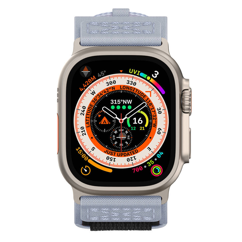 Apple Watch 44mm Zore KRD-99 Hasır Kordon - 6