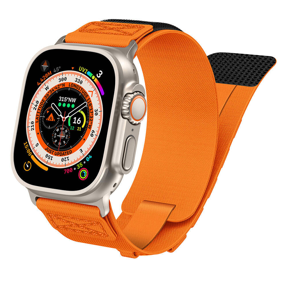 Apple Watch 44mm Zore KRD-99 Hasır Kordon - 8