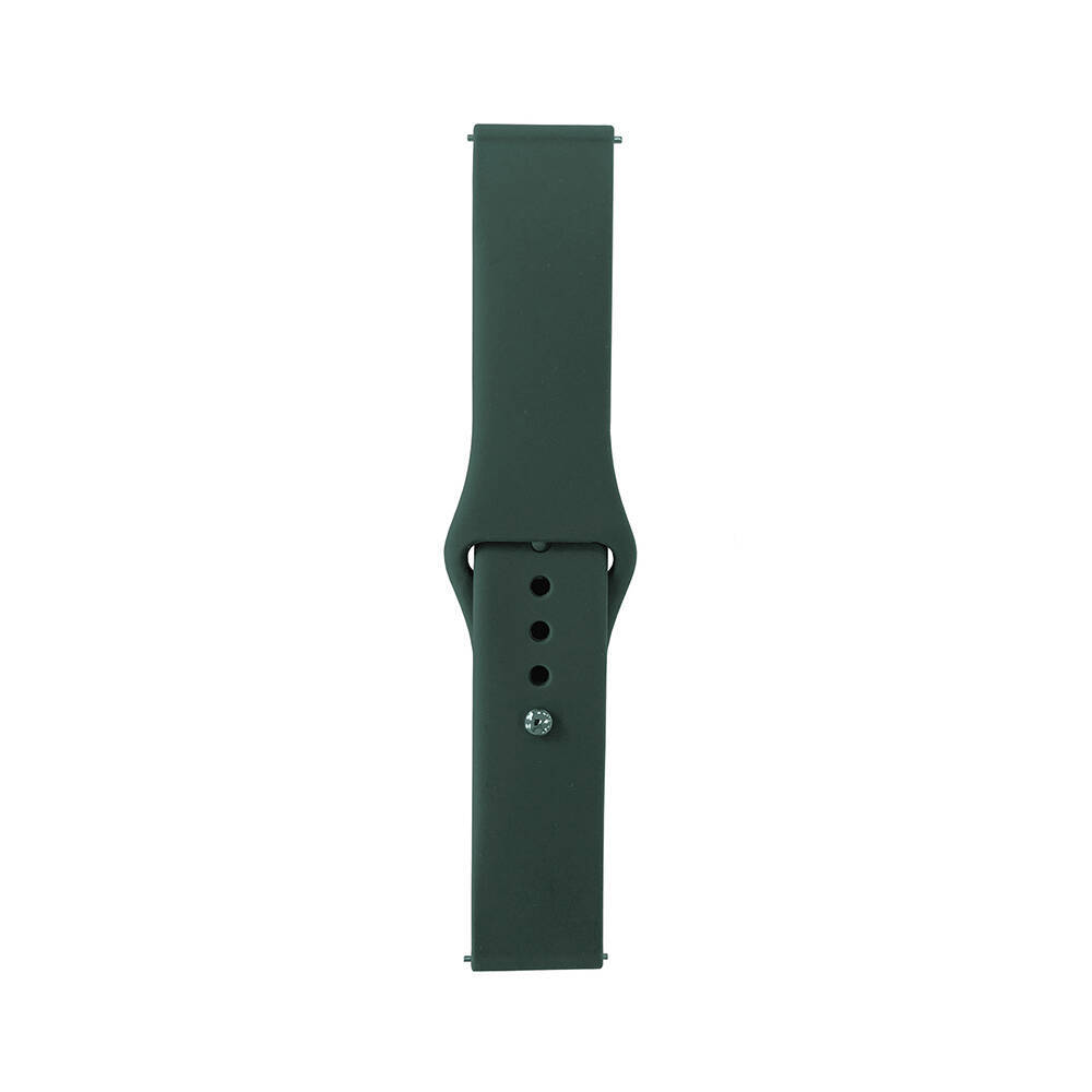 Apple Watch 7 41mm Band Serisi Klasik Kordon Silikon Strap Kayış - 14