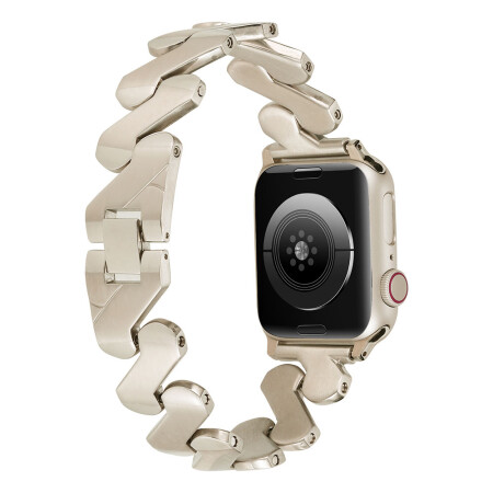 ​​​Apple Watch 7 41mm Kordon KRD-80 Metal Strap Kayış - 10