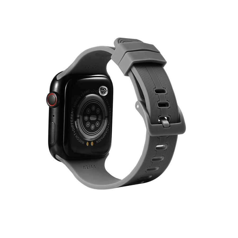 Apple Watch 7 41mm KRD-23 Silikon Kordon - 1