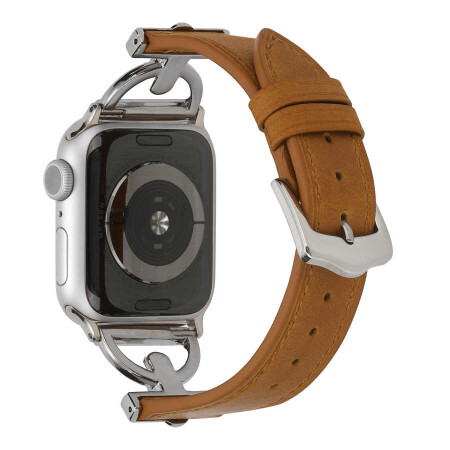 ​​​Apple Watch 7 41mm KRD-53 Deri Kordon - 19