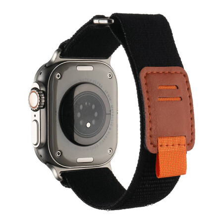 Apple Watch Ultra 49mm Hasır Kordon Zore KRD-106 Strap Kayış - 9