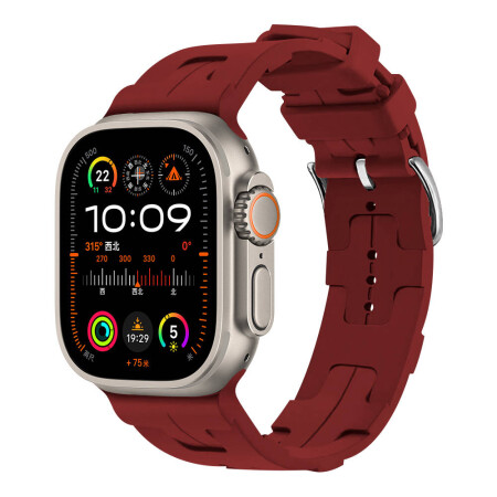 Apple Watch Ultra 49mm KRD-92 Silikon Kordon - 13