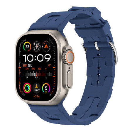 Apple Watch Ultra 49mm KRD-92 Silikon Kordon - 6