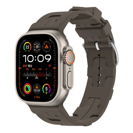 Apple Watch Ultra 49mm KRD-92 Silikon Kordon - 1