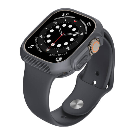 Apple Watch Ultra 49mm Silikon TPU Kasa Koruyucu Zore Watch Gard 31 - 12