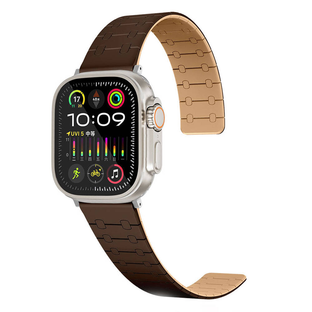 Apple Watch Ultra 49mm Zore KRD-111 Çizgili Desenli Silikon Kordon - 24