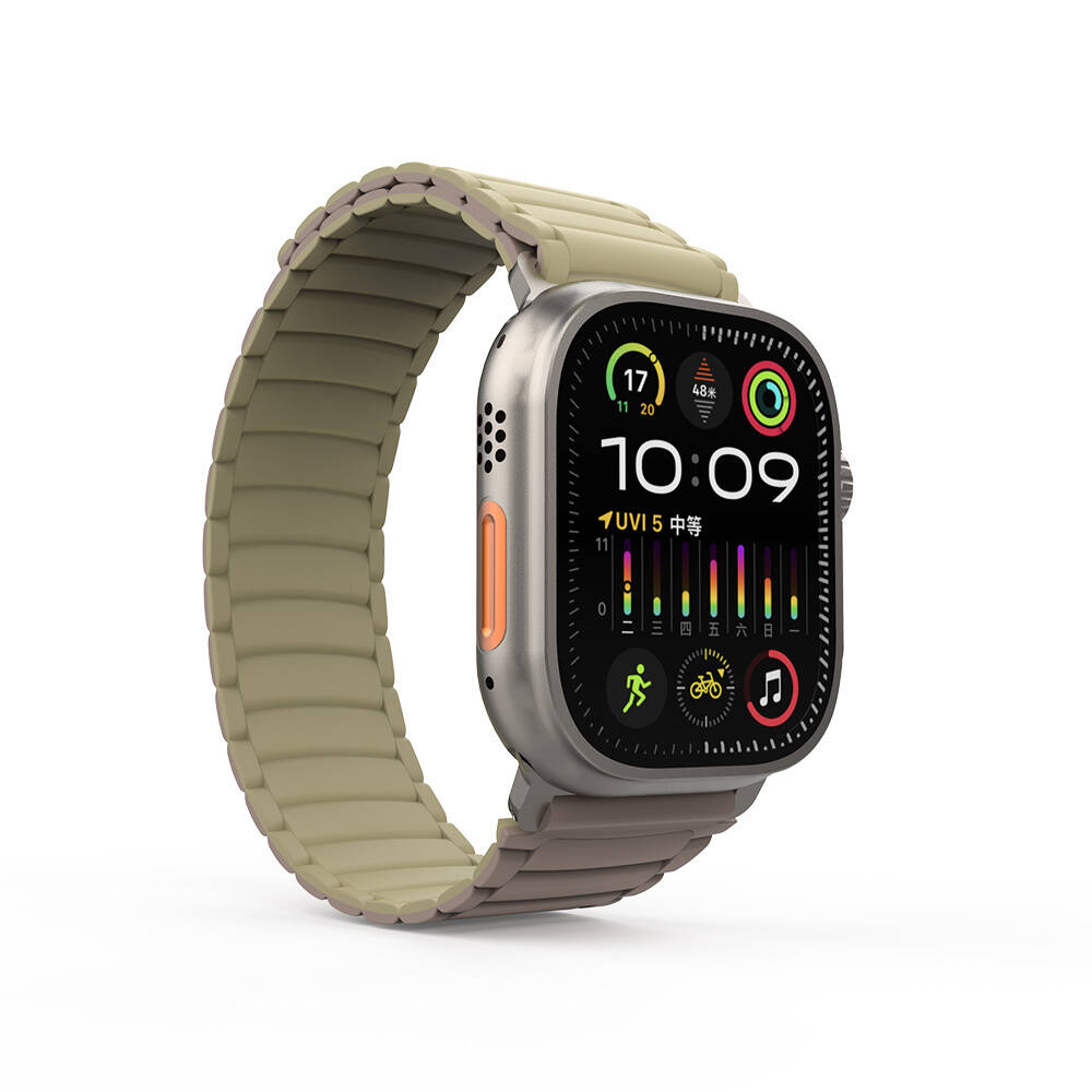 Apple Watch Ultra 49mm Zore KRD-122 Silikon Kordon Strap Kayış - 9