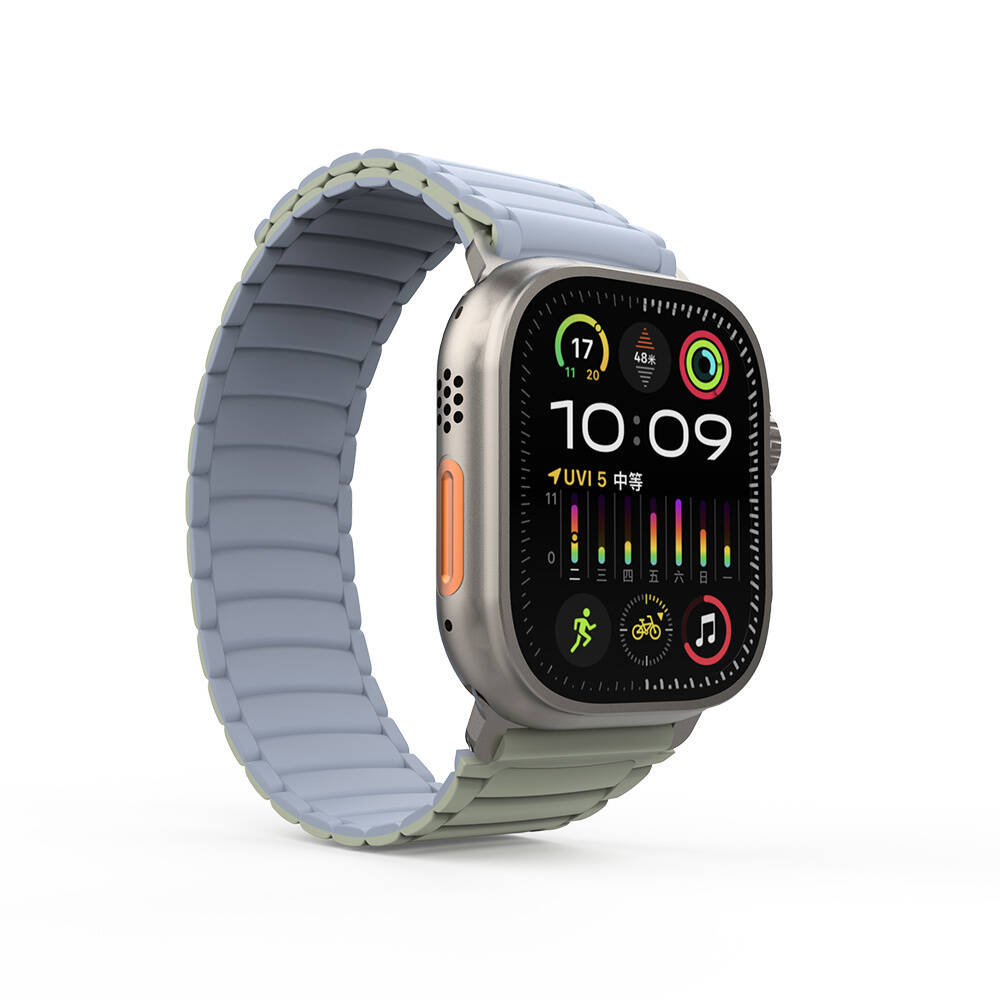 Apple Watch Ultra 49mm Zore KRD-122 Silikon Kordon Strap Kayış - 6