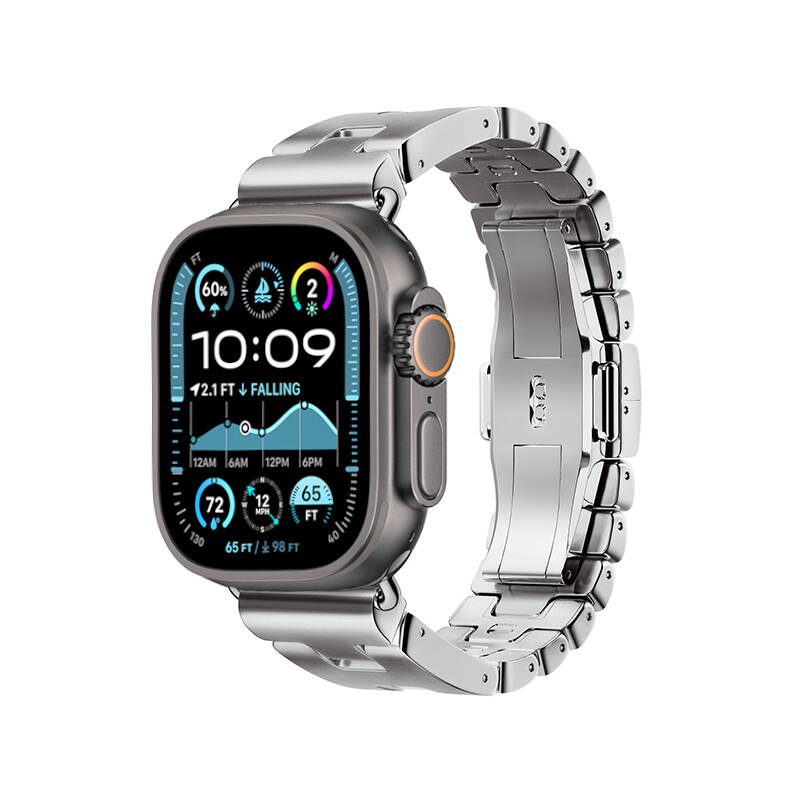 Apple Watch Ultra 49mm Zore KRD-125 Metal Kordon Strap Kayış - 3