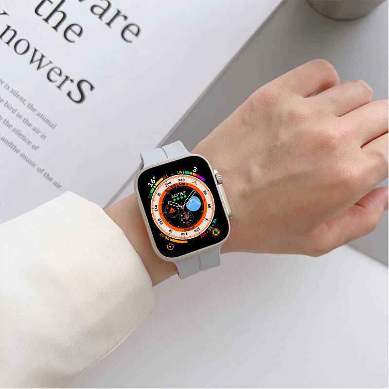 Apple Watch Ultra 49mm Zore KRD-84 Silikon Kordon - 36