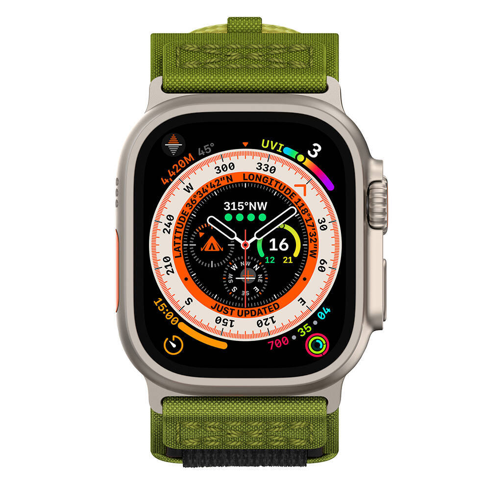 Apple Watch Ultra 49mm Zore KRD-99 Hasır Kordon - 22