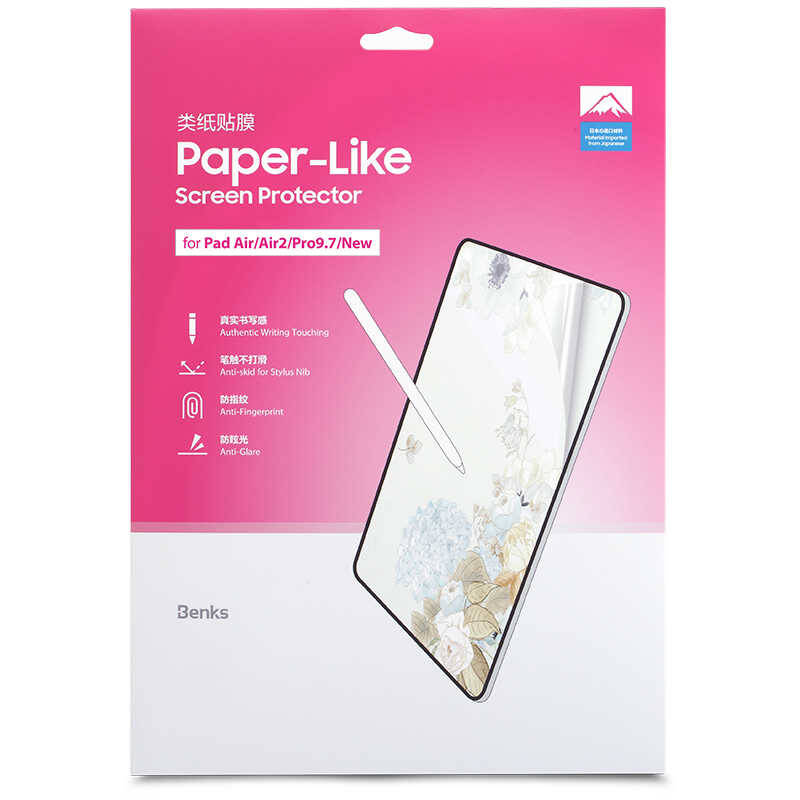 Benks Apple iPad 5 Air Paper-Like Ekran Koruyucu - 8