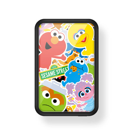 Casebang MP12 Battery Pack Sesame Street Serisi Kablosuz Taşınabilir Powerbank 6000mAh - 2