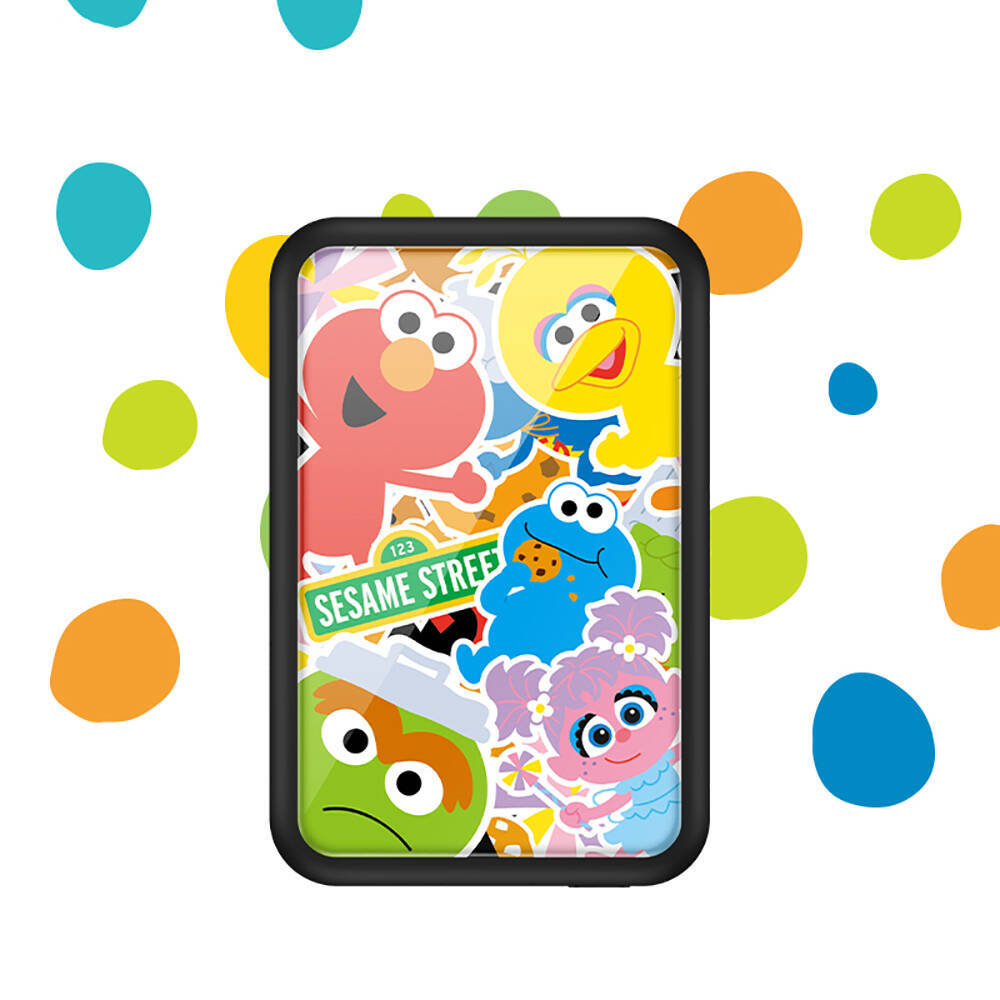 Casebang MP12 Battery Pack Sesame Street Serisi Kablosuz Taşınabilir Powerbank 6000mAh - 3