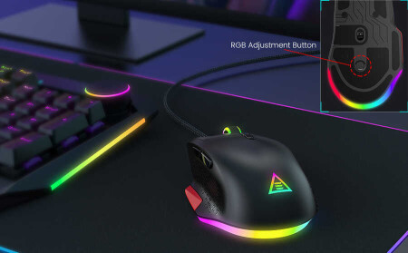 Eksa EM600 Kablolu 12 Modlu RGB Işıklı Oyuncu Mouse 12000 DPI - 8