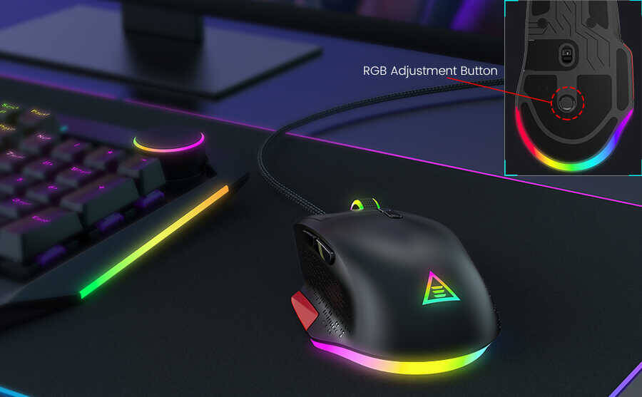 Eksa EM600 Kablolu 12 Modlu RGB Işıklı Oyuncu Mouse 12000 DPI - 8