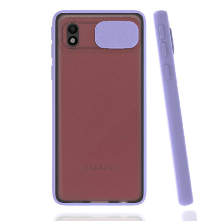 Galaxy A01 Core Kılıf Zore Lensi Kapak - 17