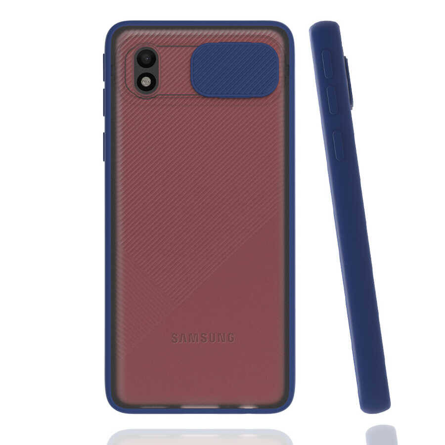 Galaxy A01 Core Kılıf Zore Lensi Kapak - 4