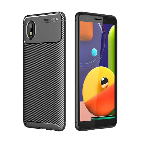 Galaxy A01 Core Kılıf Zore Negro Silikon Kapak - 7