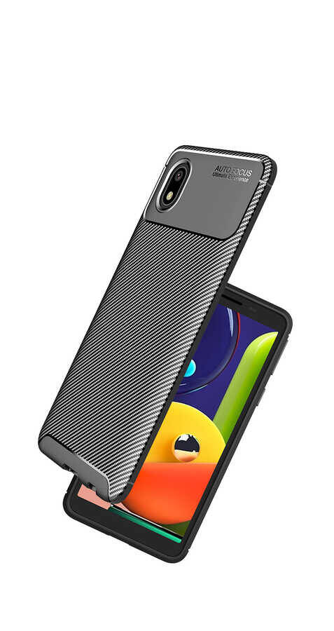 Galaxy A01 Core Kılıf Zore Negro Silikon Kapak - 8