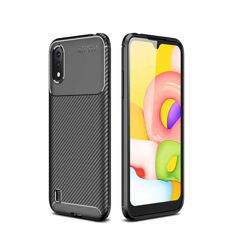 Galaxy A01 Kılıf Zore Negro Silikon Kapak - 1