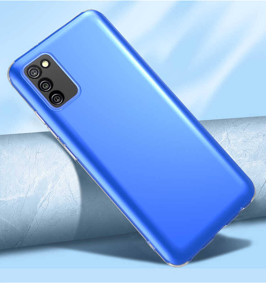 Galaxy A02S Kılıf Zore Kamera Korumalı Süper Silikon Kapak - 6