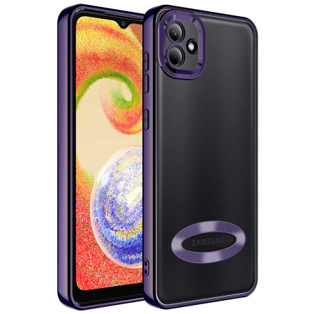 Galaxy A03 Kılıf Kamera Korumalı Logo Gösteren Zore Omega Kapak - 6