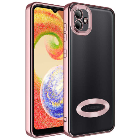 Galaxy A03 Kılıf Kamera Korumalı Logo Gösteren Zore Omega Kapak - 14