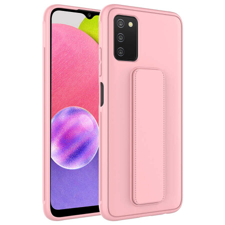 Galaxy A03S Kılıf Zore Qstand Kapak - 8