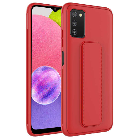 Galaxy A03S Kılıf Zore Qstand Kapak - 5