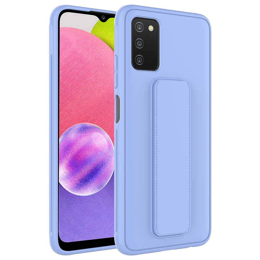 Galaxy A03S Kılıf Zore Qstand Kapak - 2