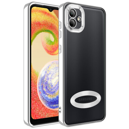 Galaxy A04 Kılıf Kamera Korumalı Logo Gösteren Zore Omega Kapak - 2